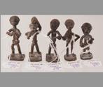 5 Bronzen Ashanti fig.(251002-03-04-05-06-07)Prijs per stuk!, Antiek en Kunst, Kunst | Niet-Westerse kunst, Ophalen of Verzenden