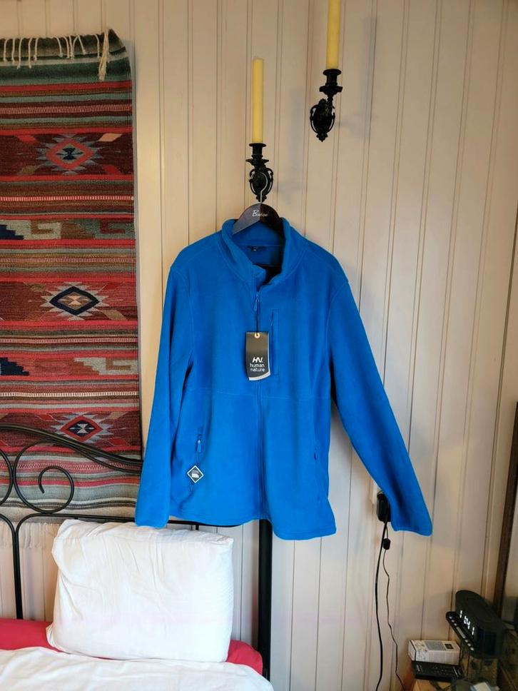 Beeldschone, originele, NIEUWE Human Nature vest, XXXL, Kleding | Heren, Truien en Vesten, Nieuw, Overige maten, Blauw, Ophalen of Verzenden