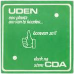 Telstar Single (1978) : Uden een Plaats om van te Houden CDA, Nederlandstalig, Gebruikt, Ophalen of Verzenden, 7 inch