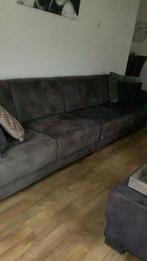 4-zits Bank Antraciet - Gebruikt, Ophalen, Gebruikt, 75 tot 100 cm, Rechte bank