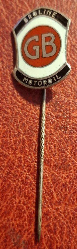 speld Broline Motoroil  (B4707), Verzamelen, Speldjes, Pins en Buttons, Gebruikt, Speldje of Pin, Merk, Verzenden