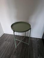 Bijzettafel groen 40 cm, Ophalen of Verzenden, Zo goed als nieuw