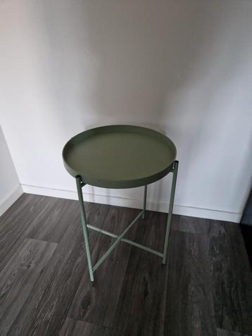 Bijzettafel groen 40 cm beschikbaar voor biedingen