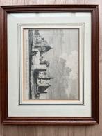 Oude prent van Slot Liesveld, 1733, Antiek en Kunst, Ophalen