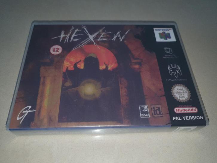 Hexen N64 Game Case, Spelcomputers en Games, Games | Nintendo 64, Zo goed als nieuw, 1 speler, Vanaf 3 jaar, Verzenden