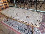 Salontafel '60s ( mozaiek ) Retro/Vintage/Design, Ophalen, Gebruikt, Rechthoekig, Vintage