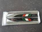 2x Chromen 3D sticker badge embleem Italy Italie landen vlag, Verzamelen, Ophalen of Verzenden, Nieuw, Auto of Motor