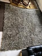 Groot hoogpolig tapijt kleed 200x200 cm, 200 cm of meer, 150 tot 200 cm, Grijs, Gebruikt