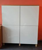 IKEA BESTÅ
kast hoogglans wit op pootjes met bovenblad, Ophalen, Gebruikt