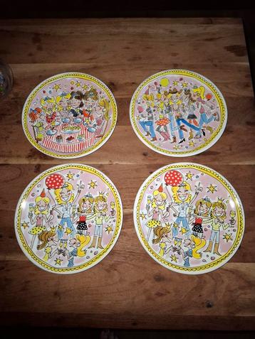 Blond Amsterdam Gebaksbordjes - 4 stuks beschikbaar voor biedingen