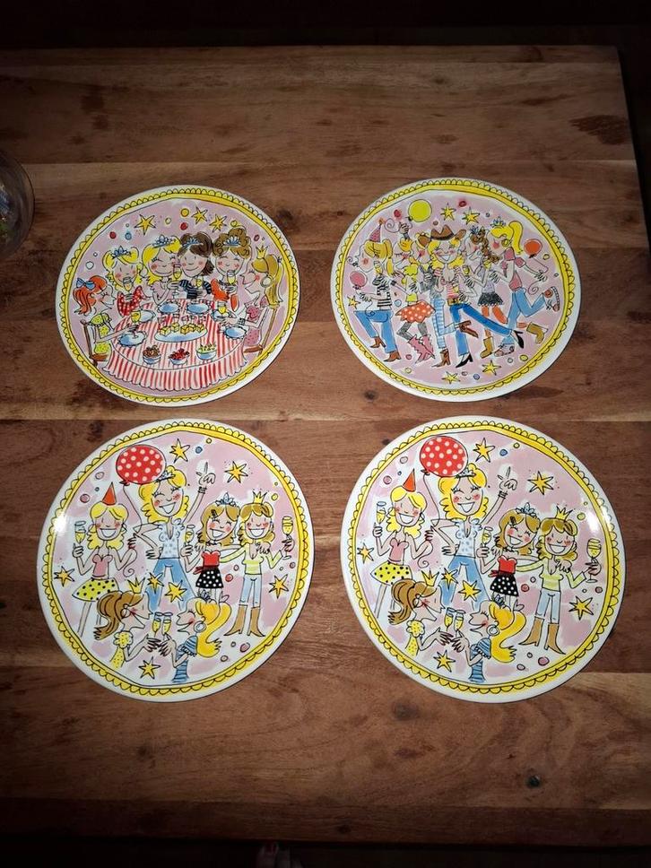 Blond Amsterdam Gebaksbordjes - 4 stuks, Huis en Inrichting, Keuken | Servies, Ophalen of Verzenden