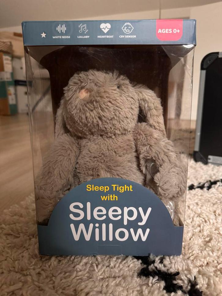 White Noise Knuffel Konijn - Sleepy Willow, Kinderen en Baby's, Speelgoed | Knuffels en Pluche, Gebruikt, Konijn, Ophalen of Verzenden