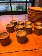 Aardewerk Eierdopjes Lucie Q Bakker, Gebruikt, Ophalen of Verzenden, Bord(en), Overige stijlen