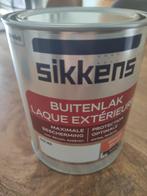 Berlijnsblauw Sikkens buitenlak, 1L, Doe-het-zelf en Verbouw, Blauw, Nieuw, Ophalen of Verzenden, Lak