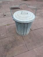 Zinken vuilnisemmer, Tuin en Terras, Ophalen, Gebruikt