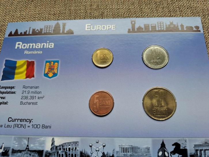 Muntset Roemenië leu UNC, Postzegels en Munten, Munten | Europa | Niet-Euromunten, Setje, Overige landen, Ophalen of Verzenden