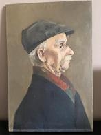 Markante oude man geschilderd portret, Ophalen of Verzenden