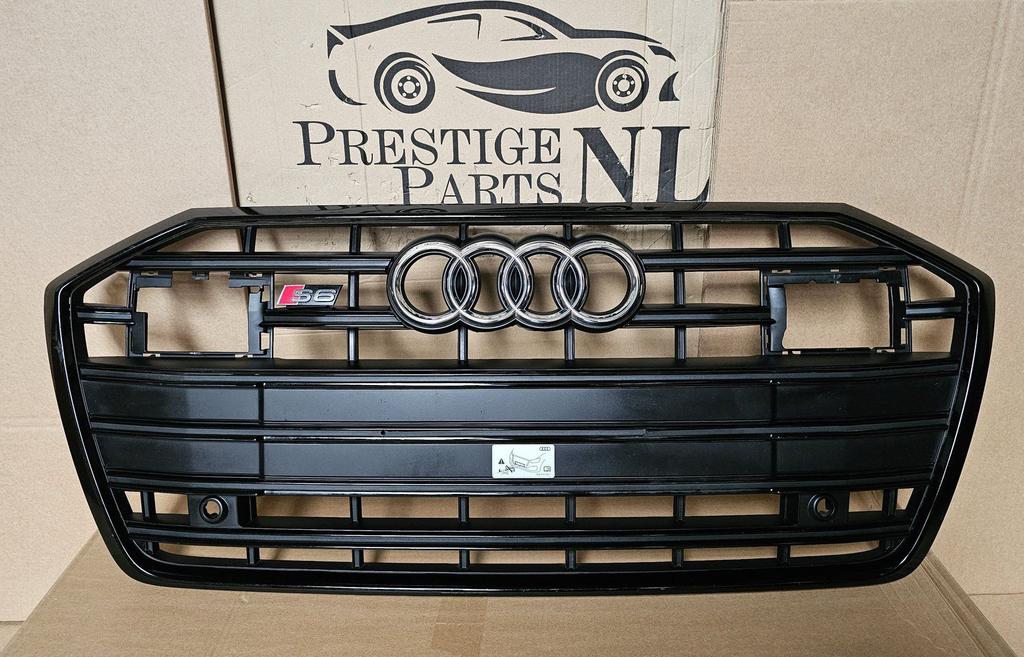 Grill Audi A6 C8 4K S6 Origineel Grille 4K0853653E bj.2018-, Gebruikt, -, Voor, Ophalen of Verzenden
