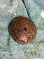 14713) antiek bronze potje  doorsnede  80mm met stempel, Ophalen of Verzenden