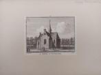 104 / Kerk te Vuursche - Lage Vuursche Gravure uit 18e eeuw, Antiek en Kunst, Ophalen of Verzenden