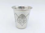 Zilveren kiddush cup, I.Y. Zakhoder, Berdichev, ca. 1900, Ophalen of Verzenden, Zilver