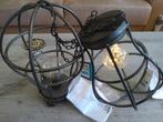 Lamp buitenlamp grijs 25 cm hoog led, Minder dan 50 watt, Wandlamp, Ophalen of Verzenden, Led