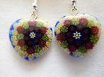 Veelkleurige millefiori hartjes (H30565), Ophalen of Verzenden, Nieuw, Hangers