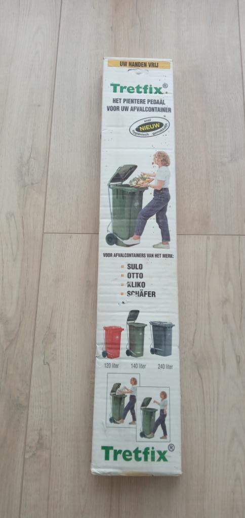 Tretfix het pientere pedaal voor uw afvalcontainer/kliko, Doe-het-zelf en Verbouw, IJzerwaren en Bevestigingsmiddelen, Nieuw, Overige typen