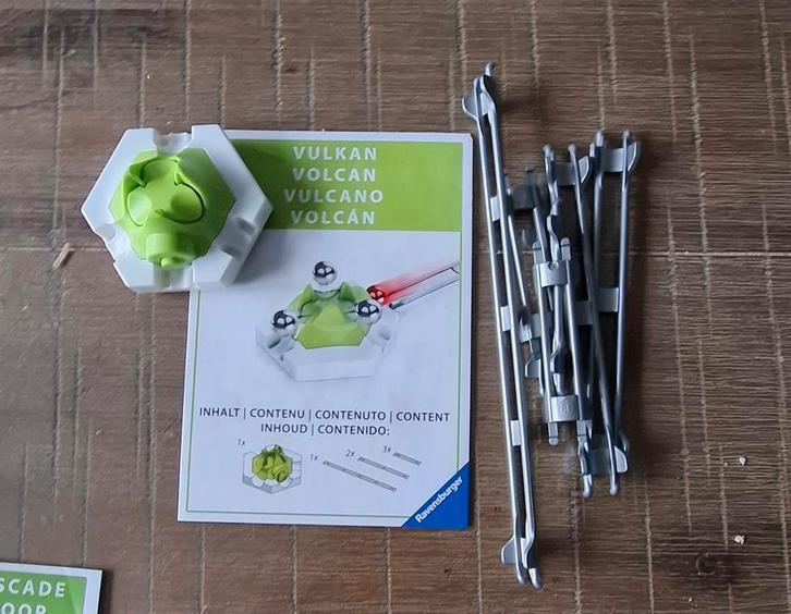 Gravitrax Vulkan Uitbreiding, Kinderen en Baby's, Speelgoed | Bouwstenen, Zo goed als nieuw, Overige merken, Ophalen of Verzenden