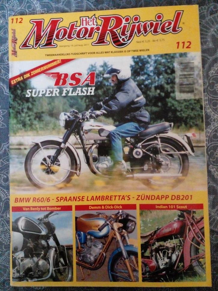 Motor Rijwiel 112 - BSA Super Flash, Boeken, Motoren, Zo goed als nieuw, Algemeen, Ophalen of Verzenden