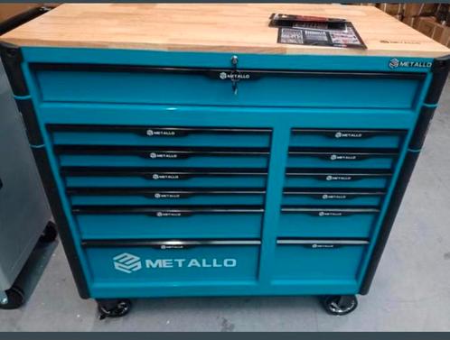 Metallo gereedschapkar 13 laden 10 vol kwaliteitsgereedschap, Auto diversen, Autogereedschap, Nieuw, Ophalen of Verzenden