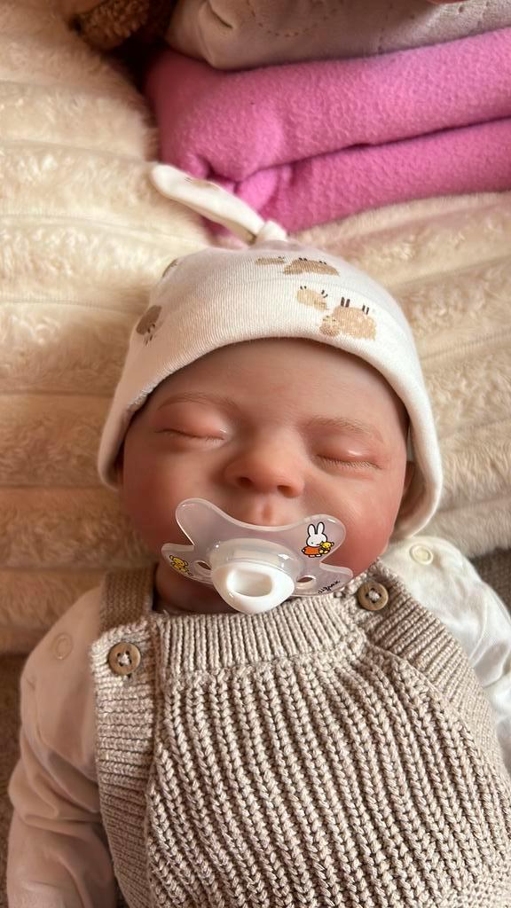 Reborn baby, Verzamelen, Poppen, Zo goed als nieuw, Pop, Levensecht of Reborn, Ophalen of Verzenden