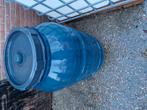Mooie zwarte regen/voertonnen, Tuin en Terras, Regentonnen, 150 liter of meer, Ophalen, Gebruikt, Kunststof