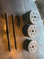 Verstelbare Halterset - 20KG Kunststof Gewichten, Sport en Fitness, Fitnessmaterialen, Ophalen of Verzenden, Zo goed als nieuw