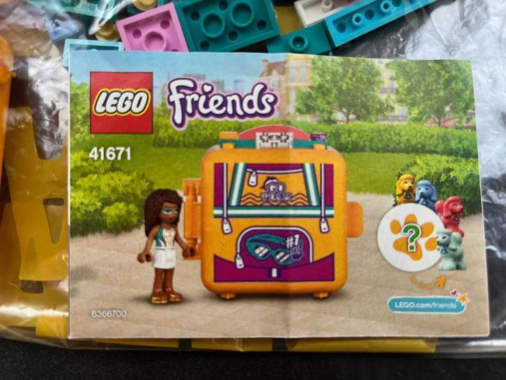 LEGO  Friends Andrea’s zwemkubus nr 41671, Kinderen en Baby's, Speelgoed | Duplo en Lego, Zo goed als nieuw, Lego, Complete set