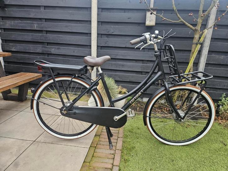 Cortina E-U4 Elektrische Transportfiets 50cm, Fietsen en Brommers, Elektrische fietsen, Zo goed als nieuw, Cortina, 47 tot 51 cm