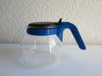 Bodum Koffiekan van glas met blauwe kunststof handgreep, Overige typen, Ophalen of Verzenden, Effen, Glas