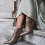 Glitter Laarzen Manfield, Overige kleuren, Lage of Enkellaarzen, Nieuw, Ophalen of Verzenden