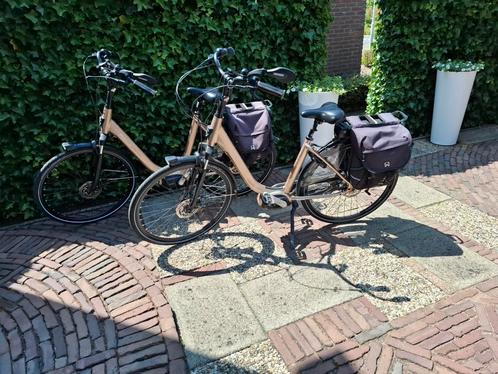 Te koop 2 mooie  STELLA e-bike's. Gold., Fietsen en Brommers, Elektrische fietsen, Gebruikt, Overige merken, 47 tot 51 cm, 50 km per accu of meer