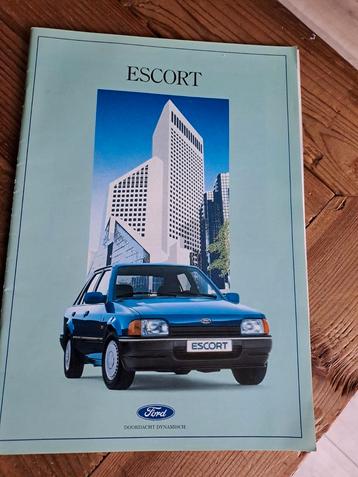 Ford Escort catalogus /Folder beschikbaar voor biedingen