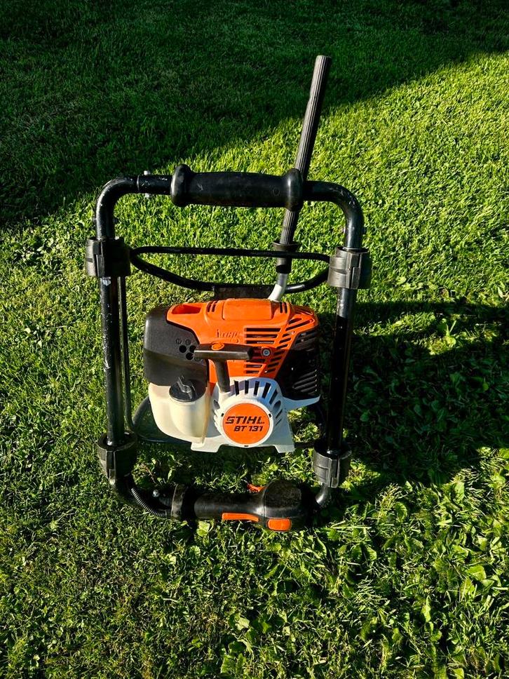 Stihl BT 131 Grondboor | BT131 Stihl 4-Mix | Bouwjaar 2019, Tuin en Terras, Hand-tuingereedschap, Gebruikt, Grondboor, Ophalen of Verzenden