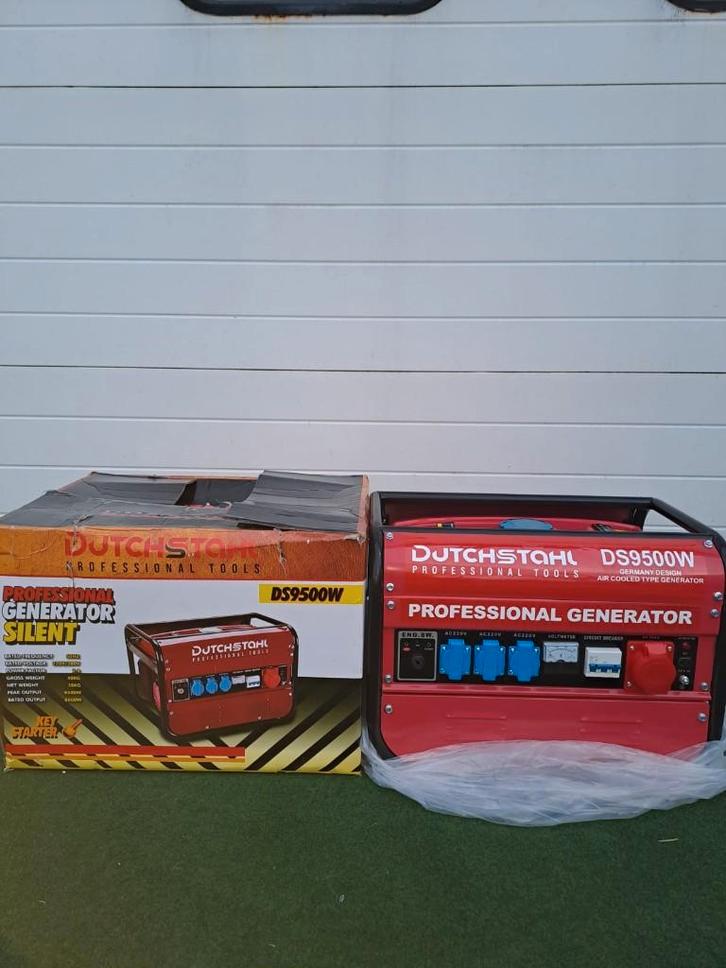 GENERATOR DUTCHSTAHL DS9500W GASOLINE, Huis en Inrichting, Overige Huis en Inrichting, Nieuw, Ophalen of Verzenden