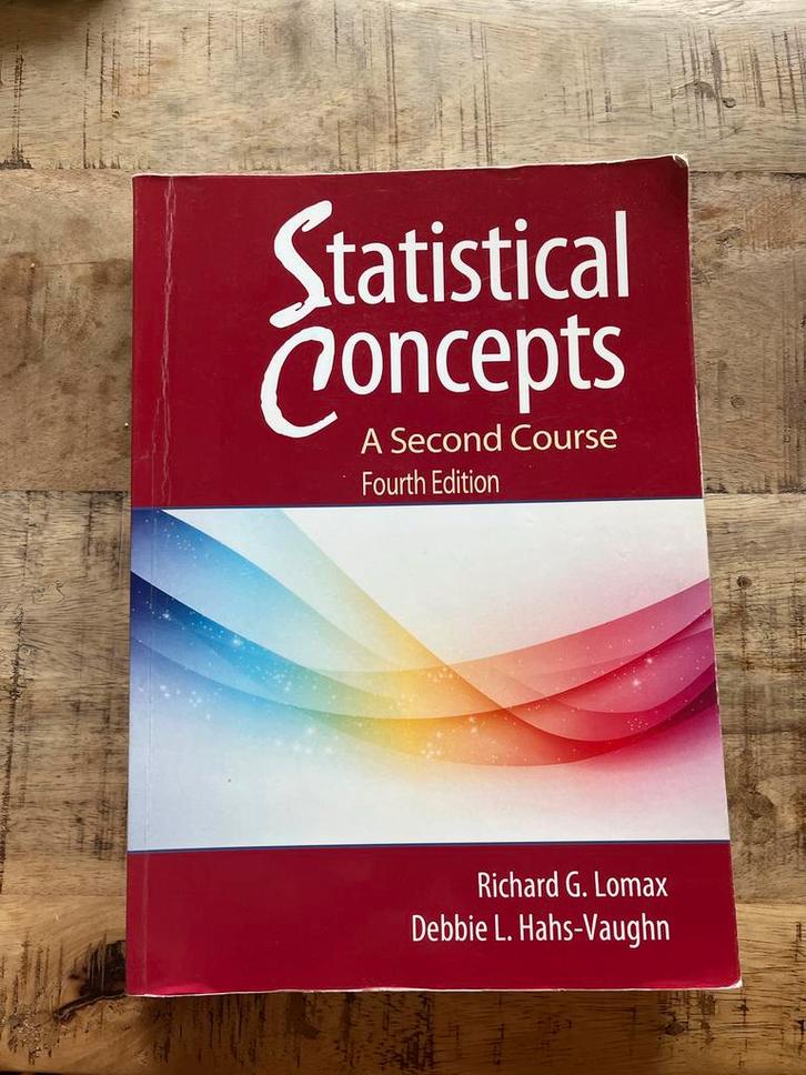 Statistical Concepts - 4th Edition, Boeken, Studieboeken en Cursussen, Gelezen, WO, Beta, Ophalen of Verzenden