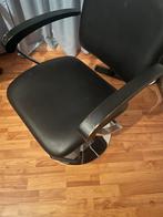 Kappersstoel met pomp, Huis en Inrichting, Stoelen, Ophalen, Gebruikt, Zwart, Eén