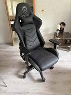 QWARE Gaming Chair Alpha - Zwart Gamsestoel, Huis en Inrichting, Ophalen of Verzenden, Zo goed als nieuw, Zwart, Eén