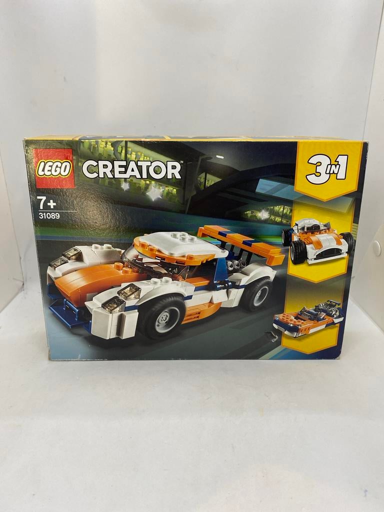 LEGO Creator 2019  3in1 Sunset Track Racer 31089 - Compleet, Lego, Lego, Ophalen of Verzenden, Zo goed als nieuw