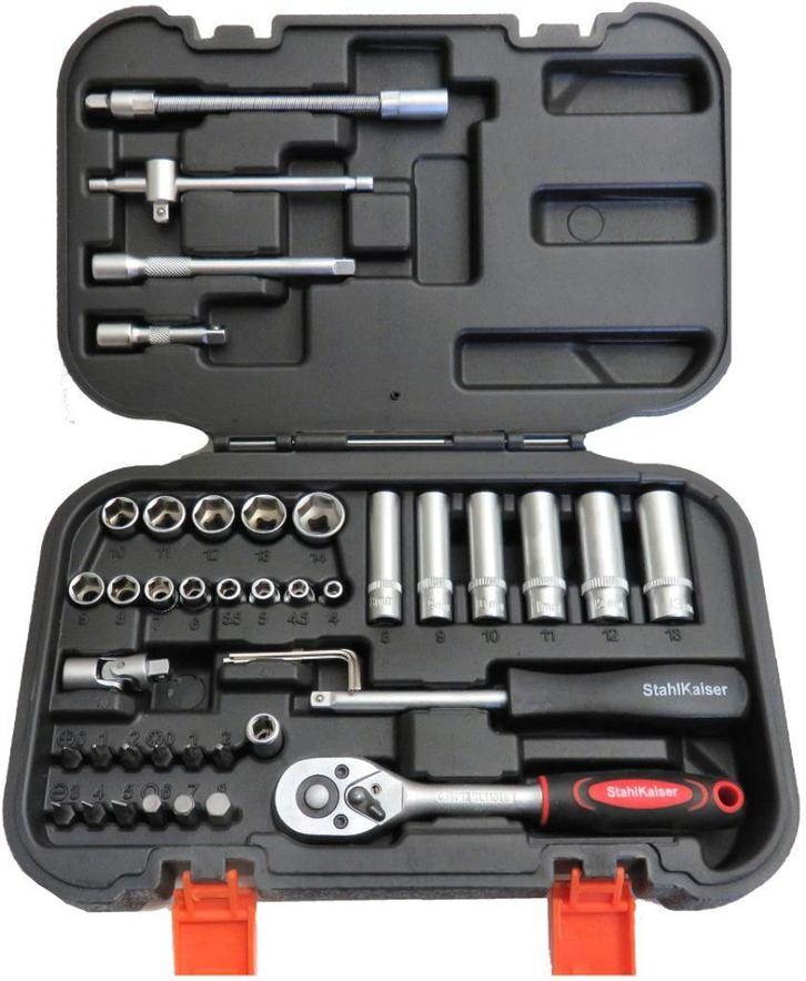 Dop set 42 dlg. Chroom vanadium, Auto diversen, Overige Auto diversen, Ophalen of Verzenden