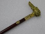 Wandelstok Hond - 88 cm - van Messing en Hout, Ophalen of Verzenden