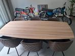 Eettafel Deens ovaal 220x100cm massief eiken verjongd NIEUW, Huis en Inrichting, Complete eetkamers, Ophalen of Verzenden, Nieuw