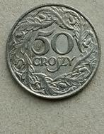 Polen, 50 groszy 1938, Postzegels en Munten, Munten | Europa | Niet-Euromunten, Ophalen of Verzenden, Polen, Losse munt